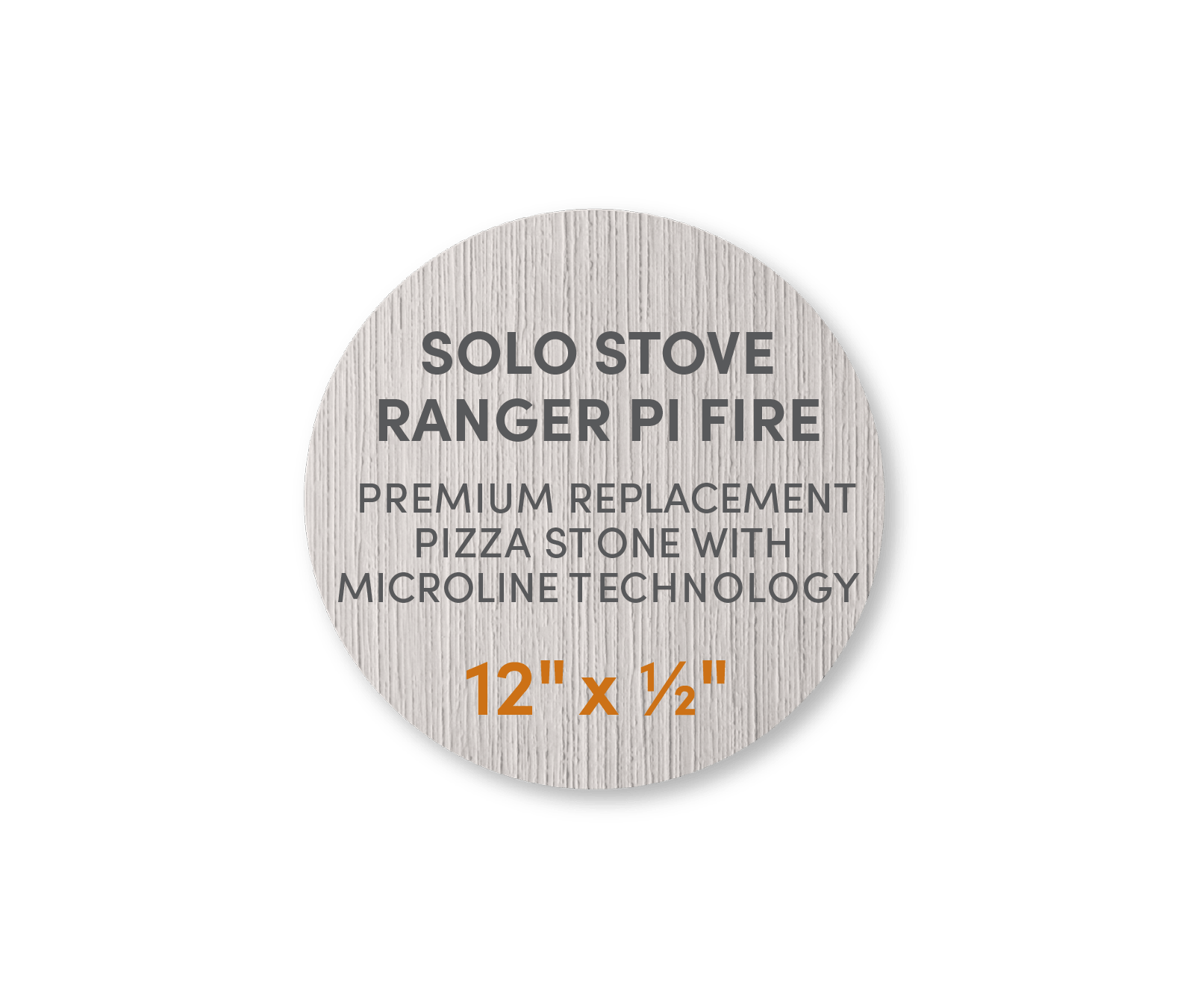 Solo Stove Ranger Pi Fire - FibraMent Premium Replacement Pizza Stone with MicroLine Technology® - FibraMent