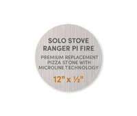 Solo Stove Ranger Pi Fire - FibraMent Premium Replacement Pizza Stone with MicroLine Technology® - FibraMent