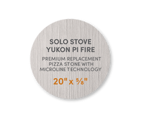 Solo Stove Yukon Pi Fire - FibraMent Premium Replacement Pizza Stone with MicroLine Technology® - FibraMent